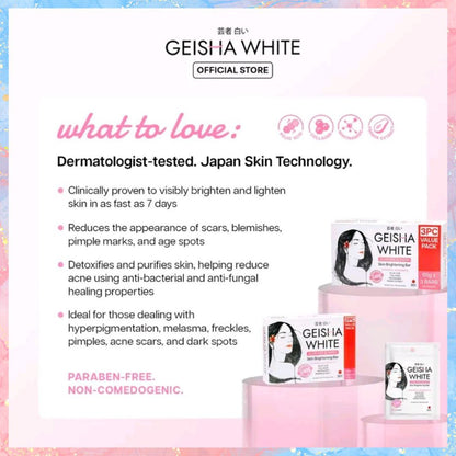 Geisha White CLASSIC skin Brightening Bar Soap | 3PCS | SCAR & BLEMISHES