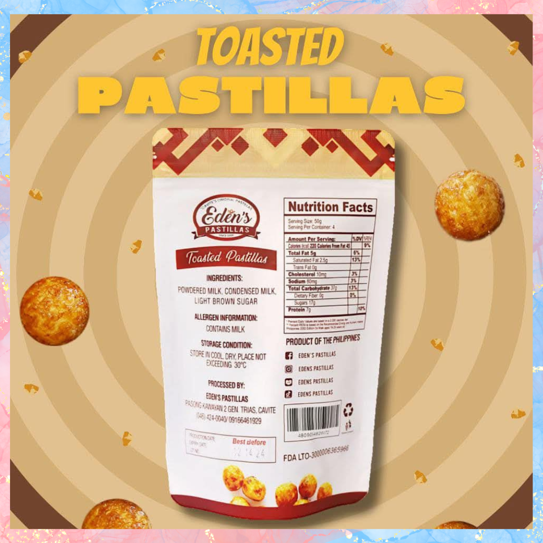 Eden's Toasted Pastillas | 200G