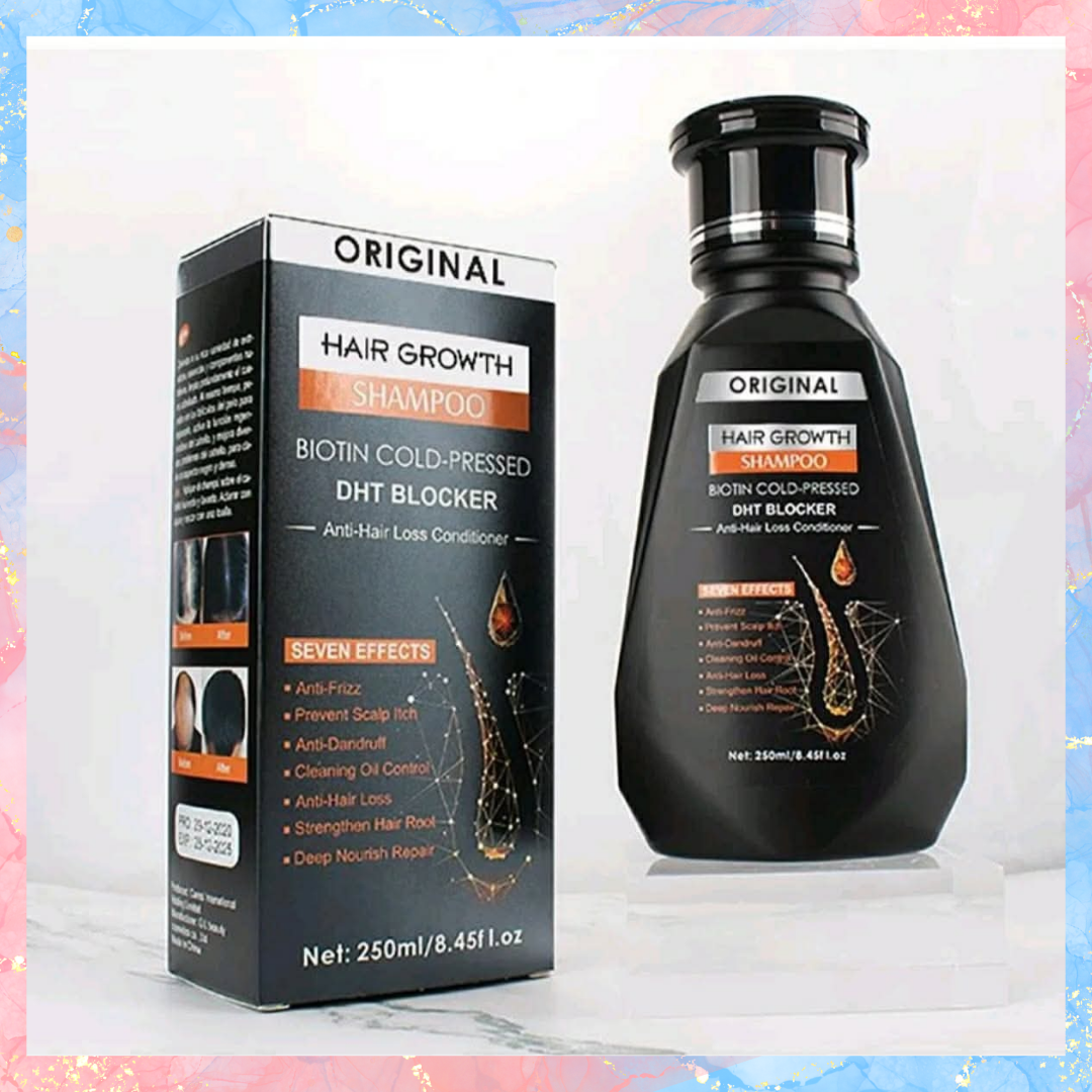 Hair Growth Biotin Cold-Pressed DHT Blocker Shampoo | Anti Hair Loss | 250ML