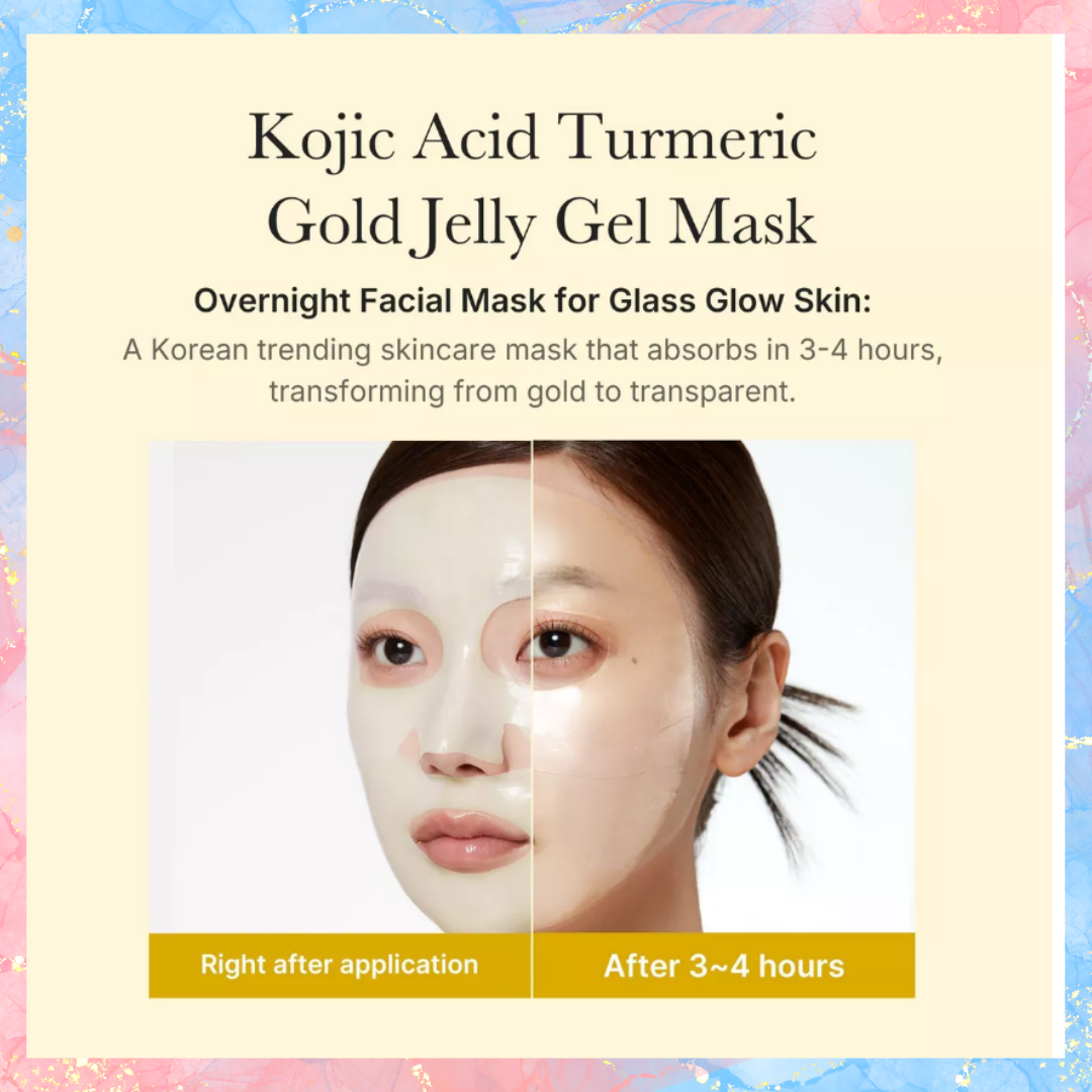 Medicube Kojic Acid Turmeric Brightening Gel Mask | Facial Mask | 4ea