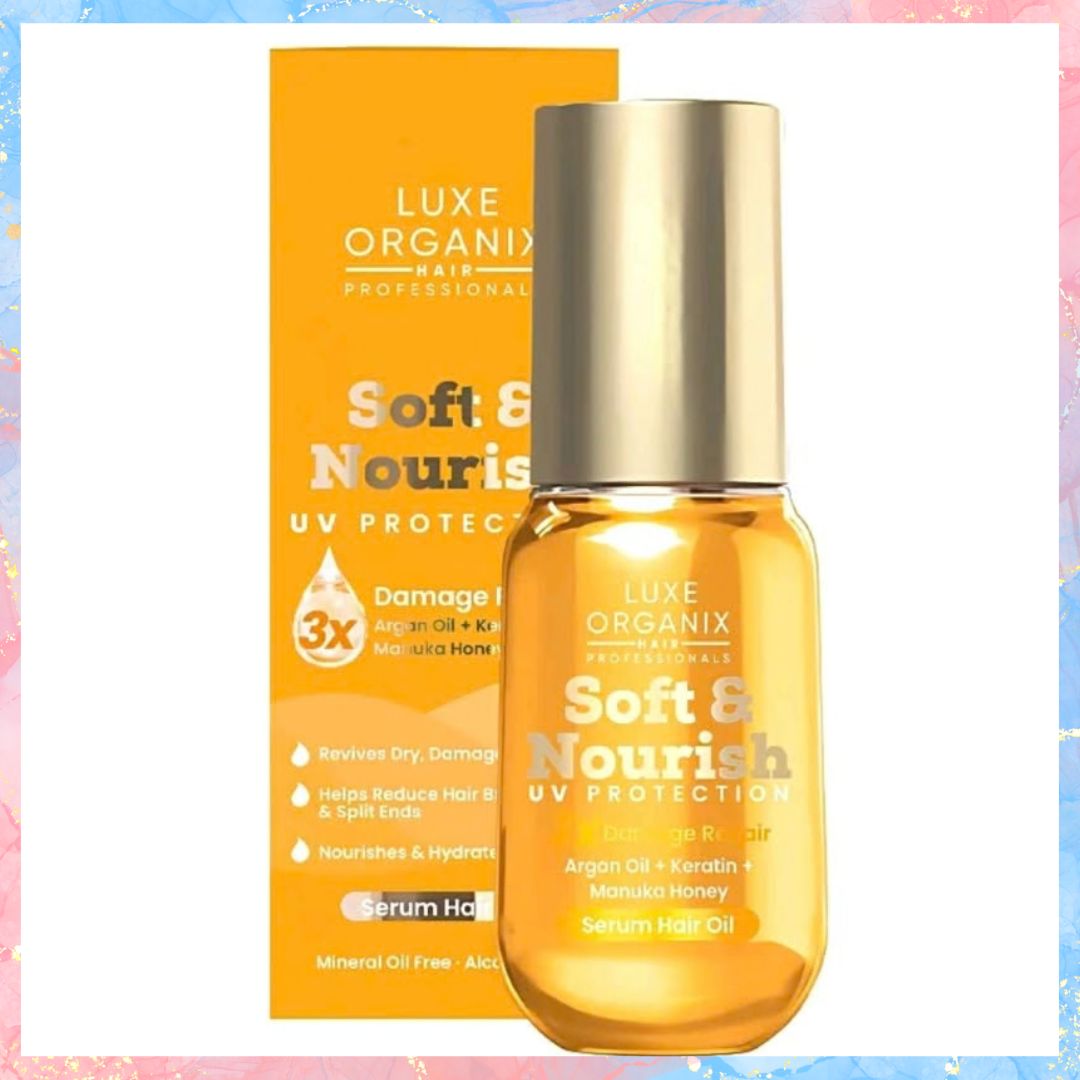 Luxe Organix Restore & Revive UV Protection Serum Hair oil 60ml