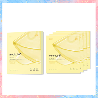 Medicube Kojic Acid Turmeric Brightening Gel Mask | Facial Mask | 4ea