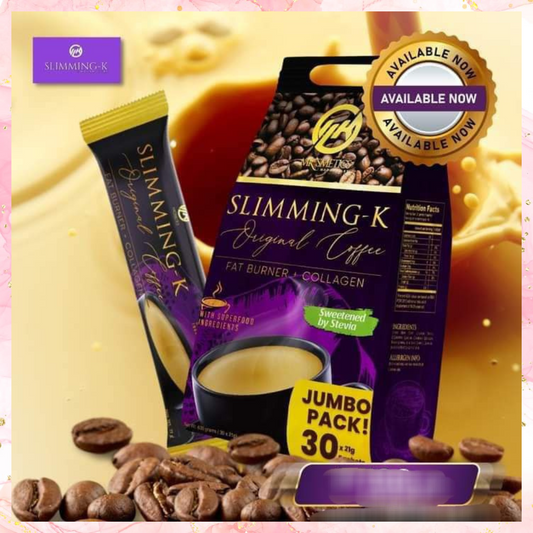 Slimming K Original Coffee Fat Burner + Collagen | JUMBO PACK | MADAM KILAY | 30SACHETS