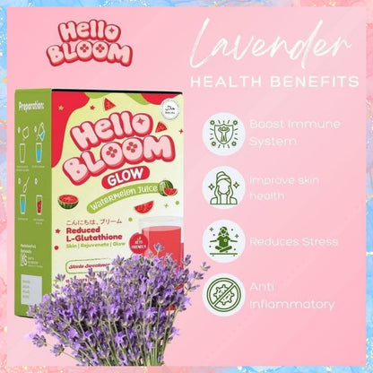 Hello Bloom GLOW Reduced L-Glutathione | 10sachets Charm Essentials - USA LLC Hello Bloom GLOW Reduced L-Glutathione | 10sachets Charm Essentials - USA LLC