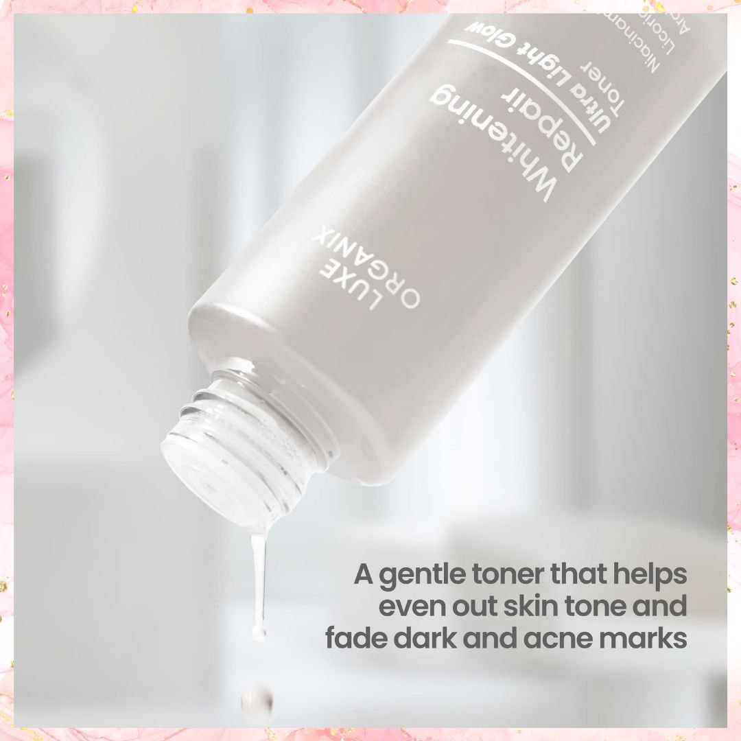 Luxe Organix Whitening Repair Ultra Light Glow Toner | 150G