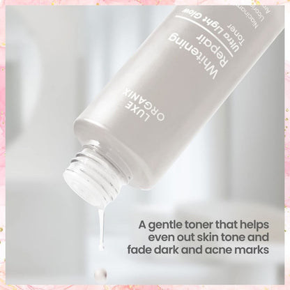Luxe Organix Whitening Repair Ultra Light Glow Toner | 150G
