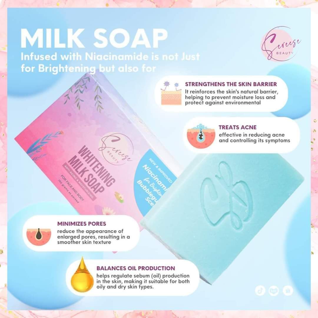 NEW VARIANTS Sereese Whitening Milk Soap