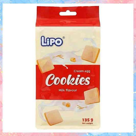 Lipo Cream Egg Cookies Milk Flavor | 135g