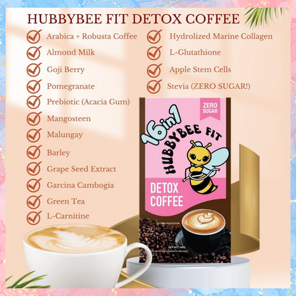 HubbyBee Fit 16in1 Detox Coffee | 10sachets