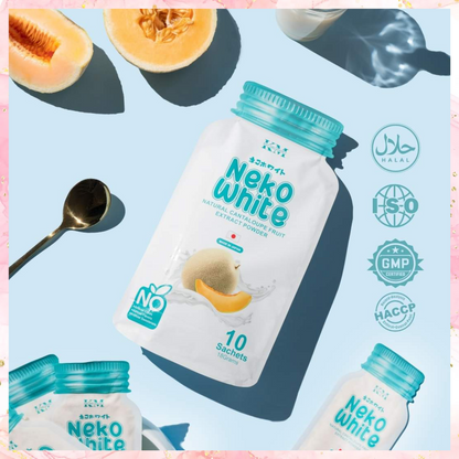 Neko White Cantaloupe Drink | 10sachets | Made in Japan