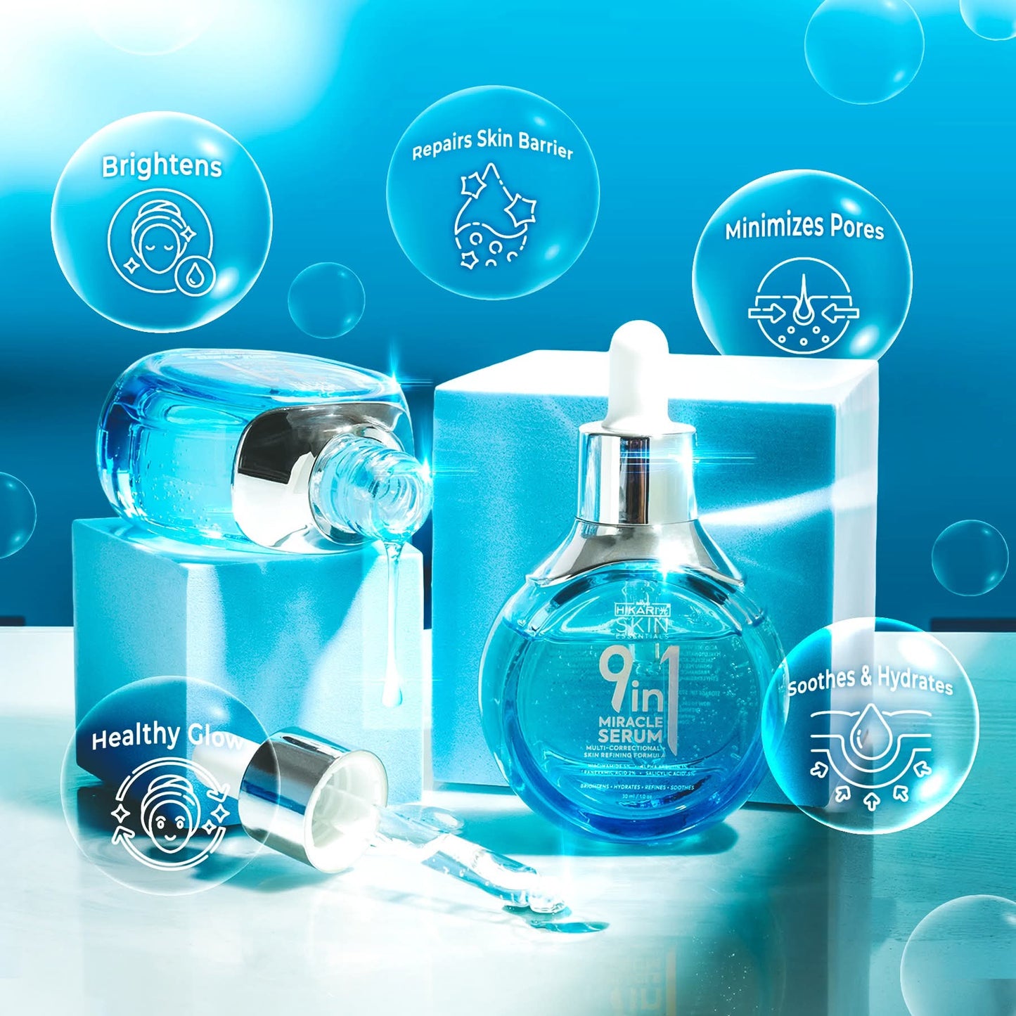 Hikari Skin Essentials | 9in1 Miracle Serum - 30ml