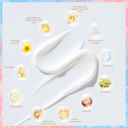 NiaSun Daily Airy Sunscreen with SPF50 PA +++ | Hybrid Protection | 50ML