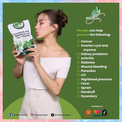 PARAGIS with Moringa and Guyabano TEA | 20sachets