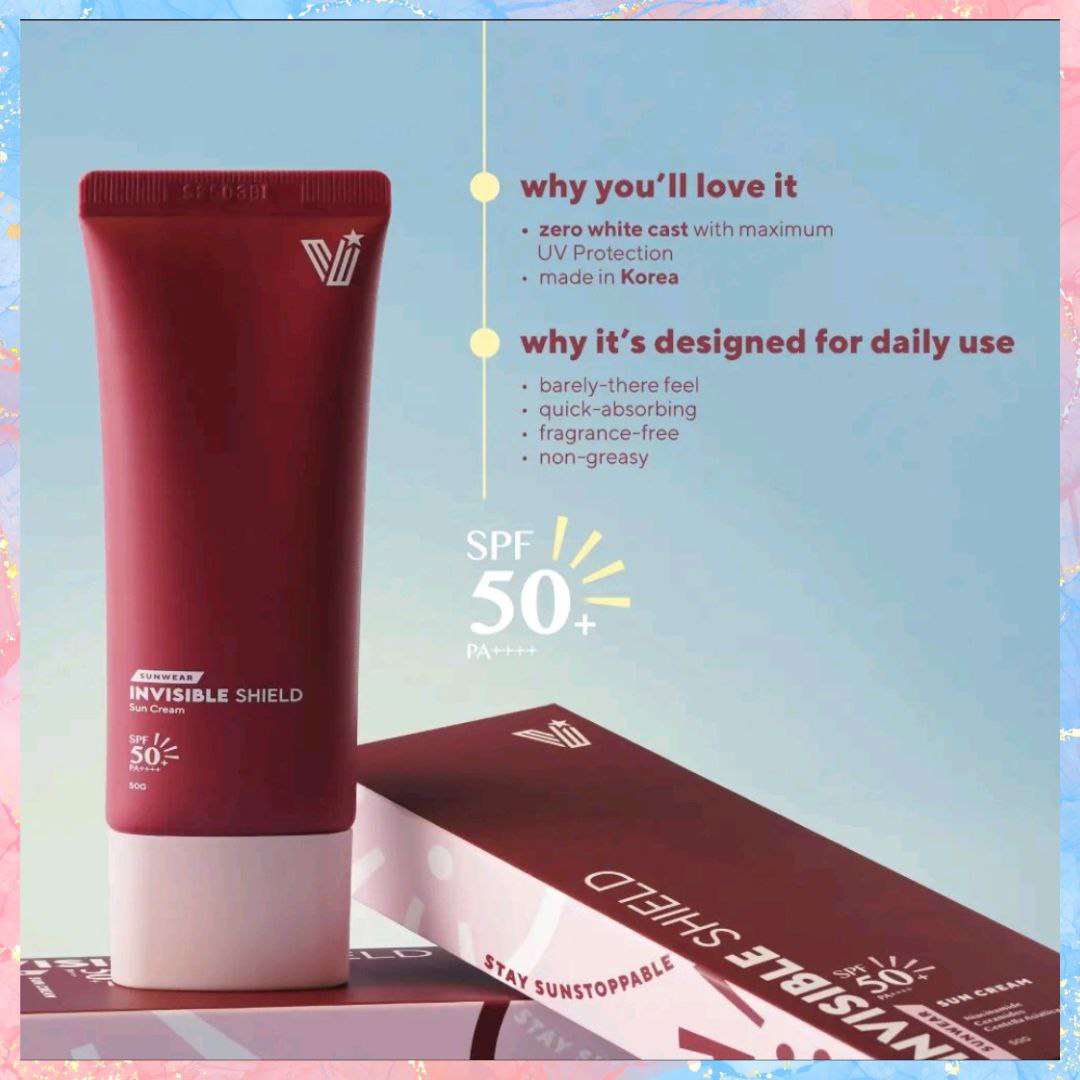Vice cosmetics Invisible Shield Sunwear with SPF50 PA++++ | 50G