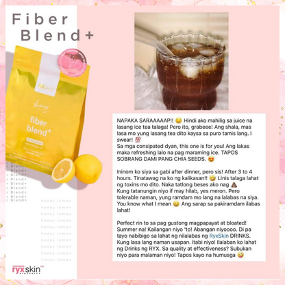 Ryx Fiber Blend | Honey Lemon Juice | 10sachets