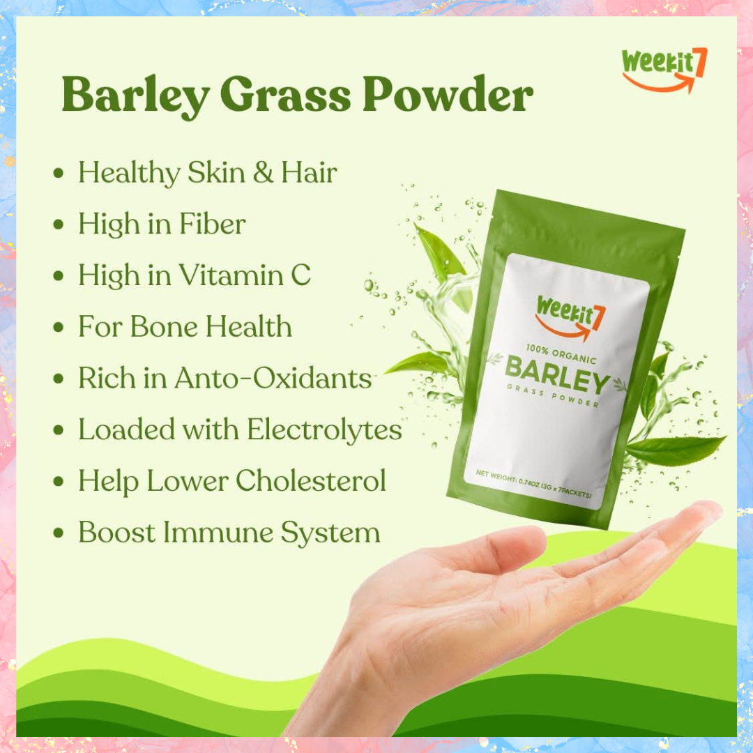 WeeKit7 Organic Barley Grass Powder