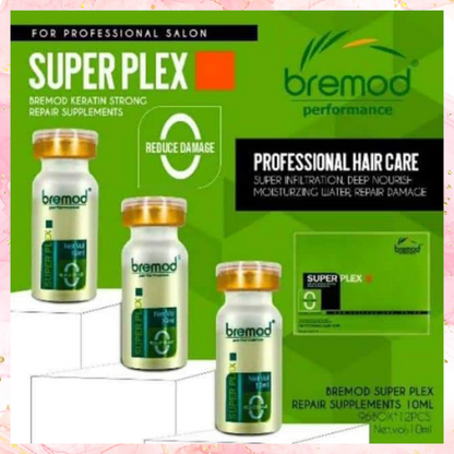 Bremod Milktea Ash Hair Colourant with Oxidant Cream + Bremod Super Plex | Hair Color + Hair Vitamin