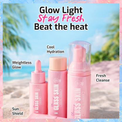 CC Glam & Beauty Cris Cosmetics Glowing Glass Skin Set