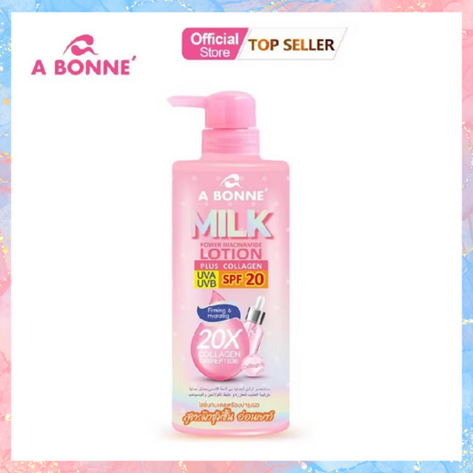 A Bonne Milk Power Niacinamide Lotion Plus Collagen UVA/UVB SPF20 | 500ML