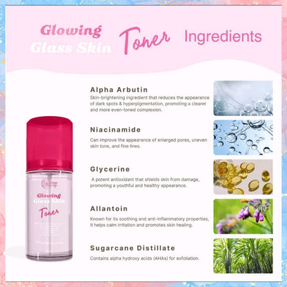 Cris Cosmetics Glowing Glass Skin Toner | 75ML