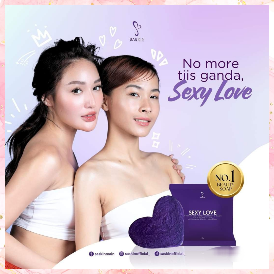 SASkin Sexy Love Whitening & Slimming Face & Body Soap | 70G