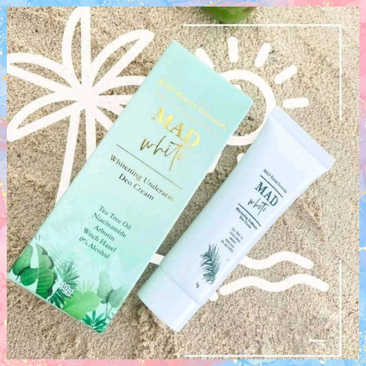 MAD Beauty Essentials MAD WHITE Whitening Underarm Deo Cream | 30G
