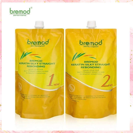 Bremod Keratin Silky Straight Rebonding (SET) | 800ML EACH