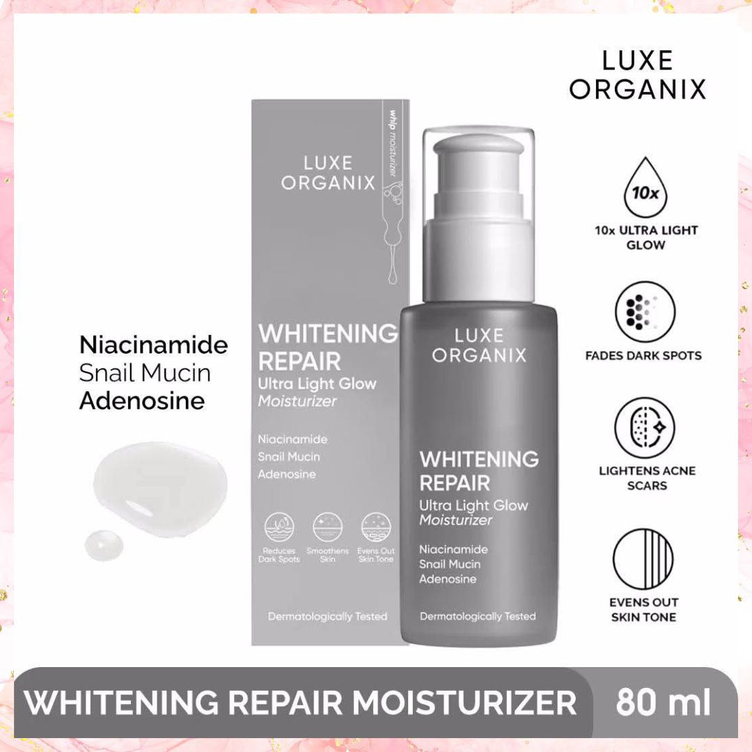 Luxe Organix Whitening Repair Ultra Light Glow Moisturizer | 80ML