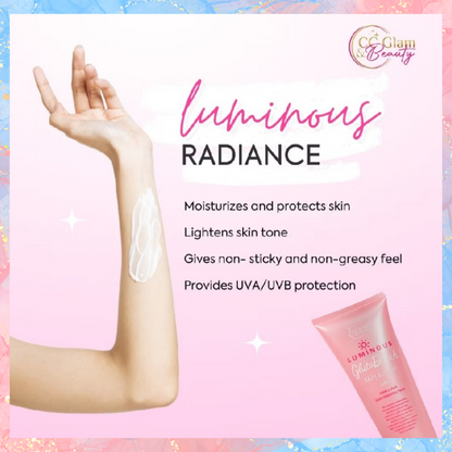 Cris Cosmetics Luminous Gluta Bleach Skin Lotion with UVA/UVB Protection