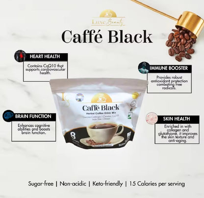 Luxe slim Caffe Black | Pouch