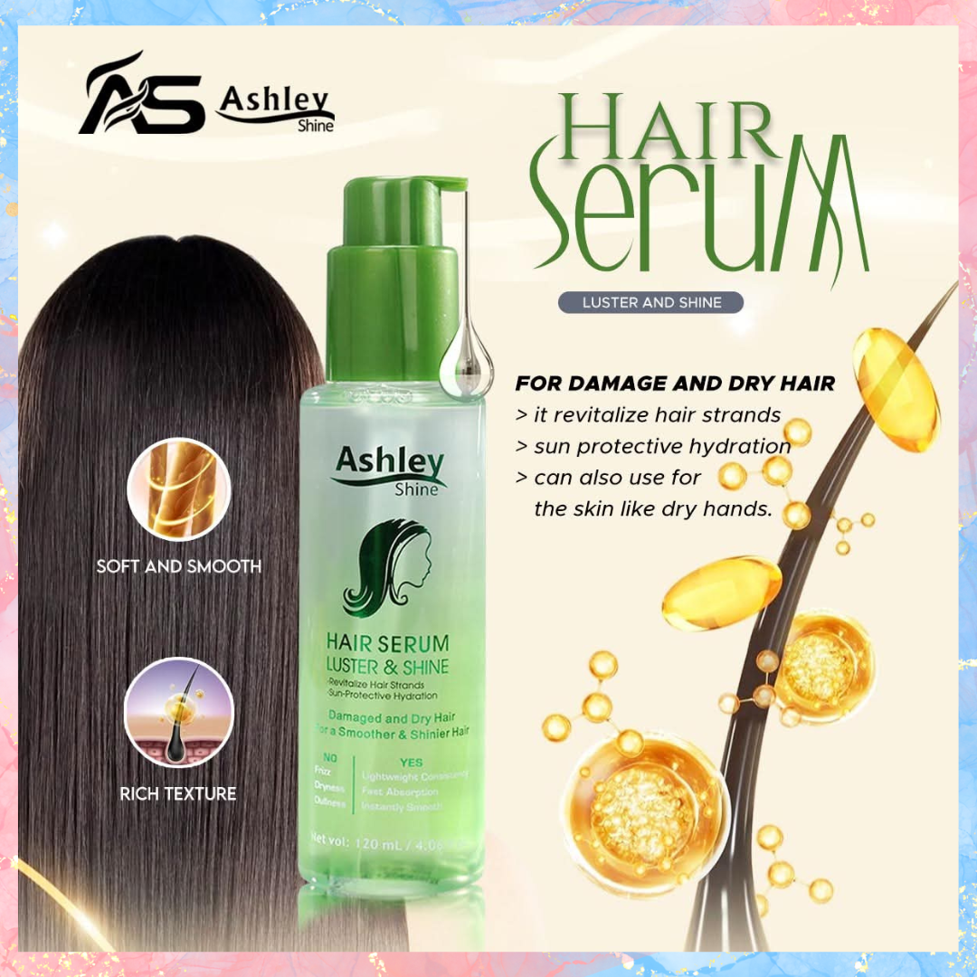 Ashley Shine Hair Serum Luster & Shine | 120ML