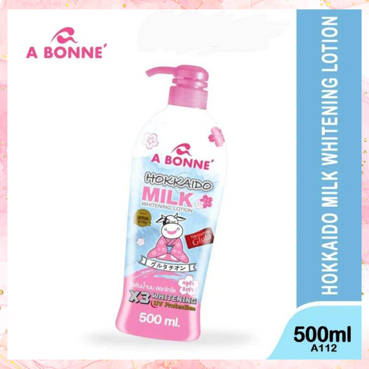 A Bonne Hokkaido Milk Whitening Lotion with UV protection | 500ML