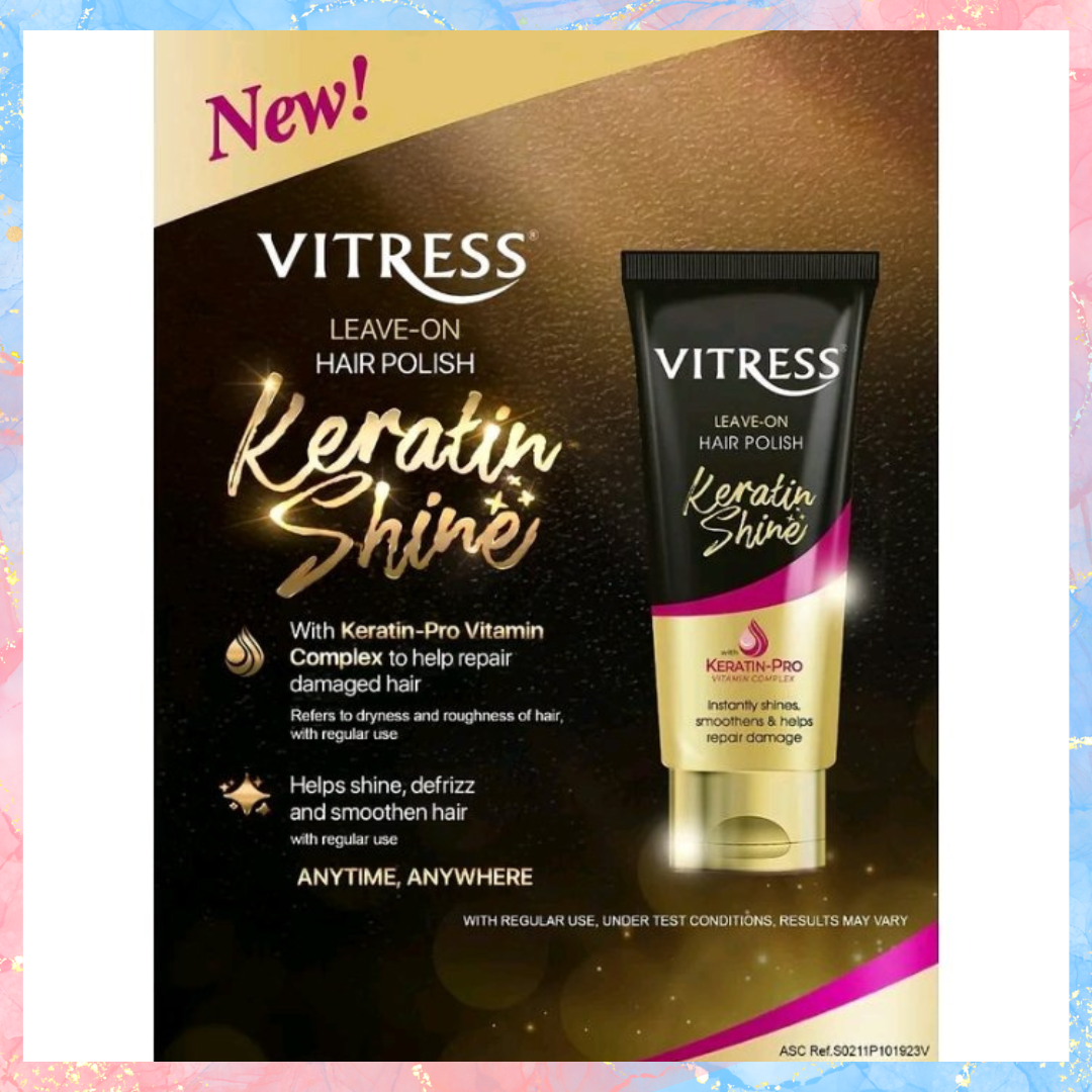 Vitress Leave on Hair Polish Keratin Shine