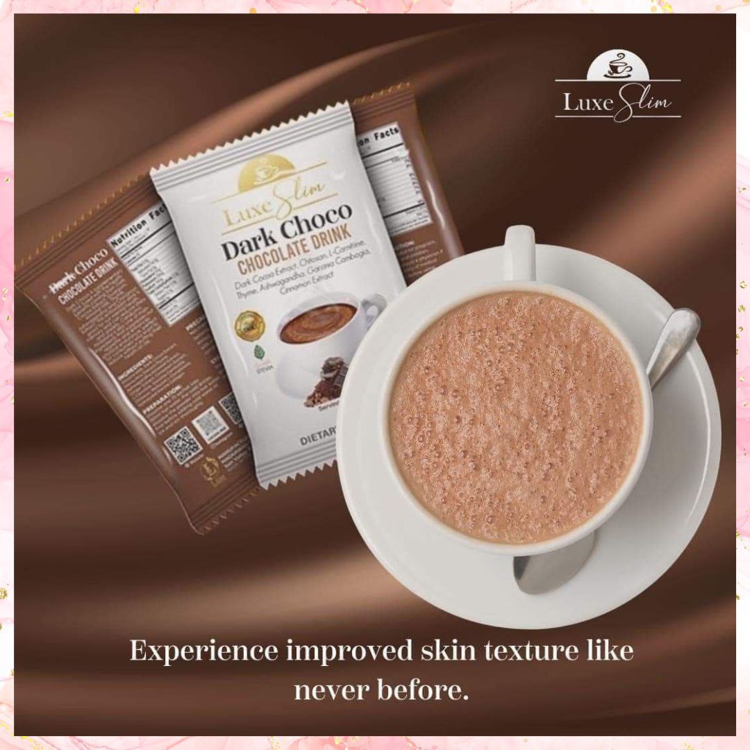 Luxe Beauty Dark Choco | Chocolate Drink | 500G Half Kilo