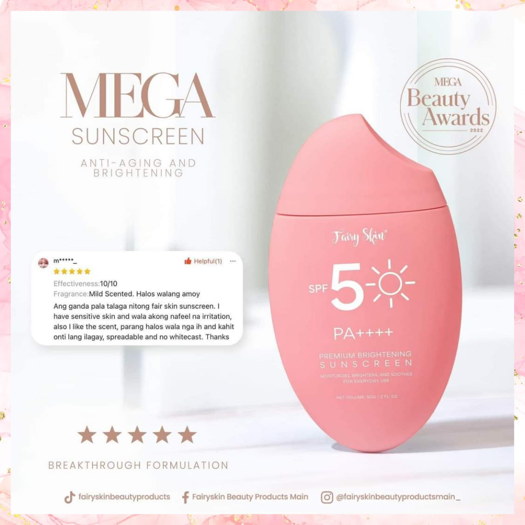 Fairy Skin Premium Brightening Sunscreen | 50G