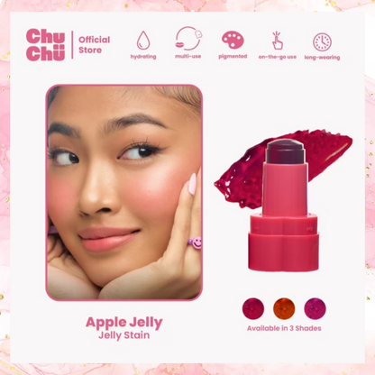 Chu Chu Beauty Lip & cheek Jelly Stain | Jelly Tint | 5G