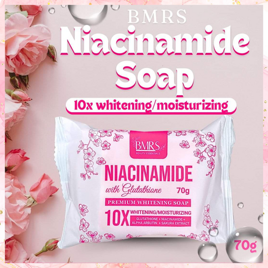 BMRS Niacinamide & Glutathione Whitening Soap | 70G