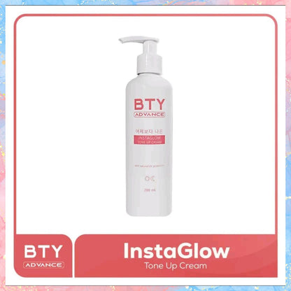 BTY Advanced INSTAGLOW TONE UP CREAM with natural UV protection | 200ML