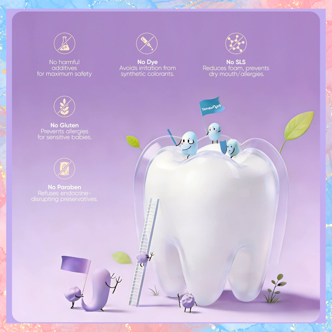 Tenderoo Probiotic Natural Baby Toothgel | Ages 0-3 | 60g