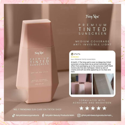 Fairy Skin Premium Tinted Sunscreen | SPF50 PA+++