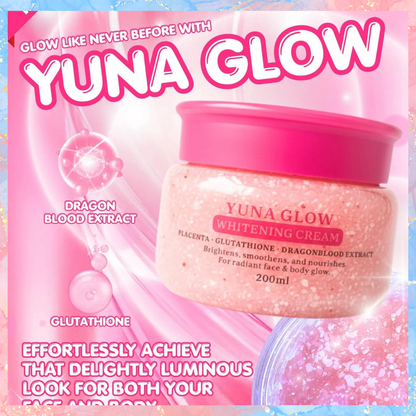BMRS Yuna Glow Whitening Cream with Placenta • Glutathione • Dragon Blood extract | 200ML