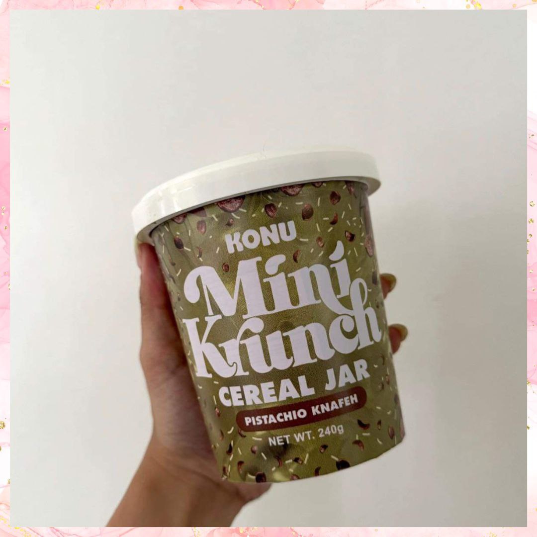 KONU Mini Krunch Cereal Jar Pistachio Knafeh | 240G