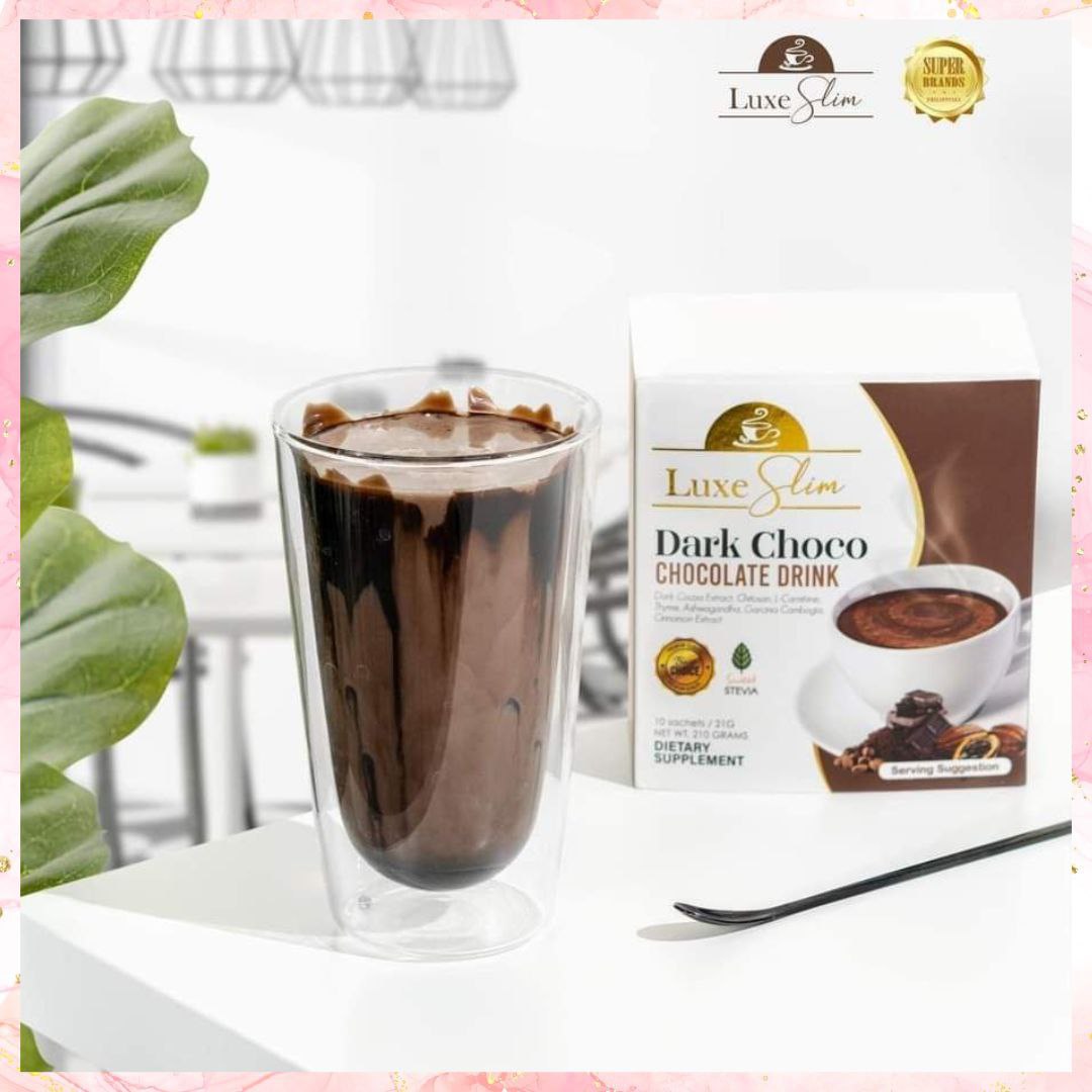 Luxe Slim Dark Choco | Chocolate Drink | 10sachets