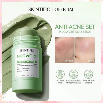 Skintific Mugwort Acne Clay Stick | 40G