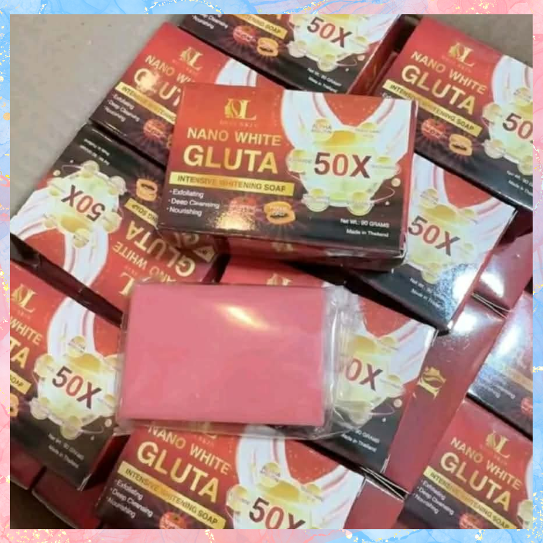 Deli Skin Nano White 50x Gluta Intensive Whitening Soap | 90g