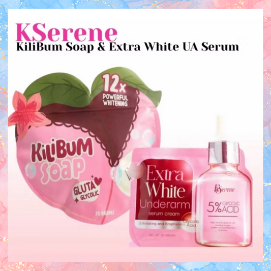 K-SERENE COMBO Kilibum Soap + Extra White Underarm Cream