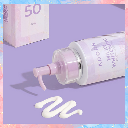 Adorn Milky Whitening Body Lotion with SPF50 | 200ML