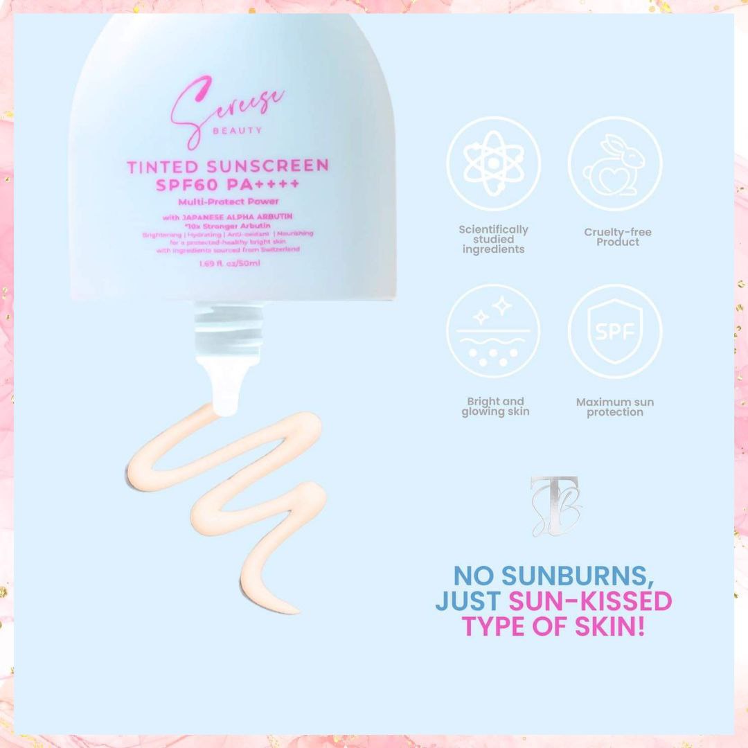 Sereese Beauty Tinted Sunscreen SPF60 PA++++ | 50ML