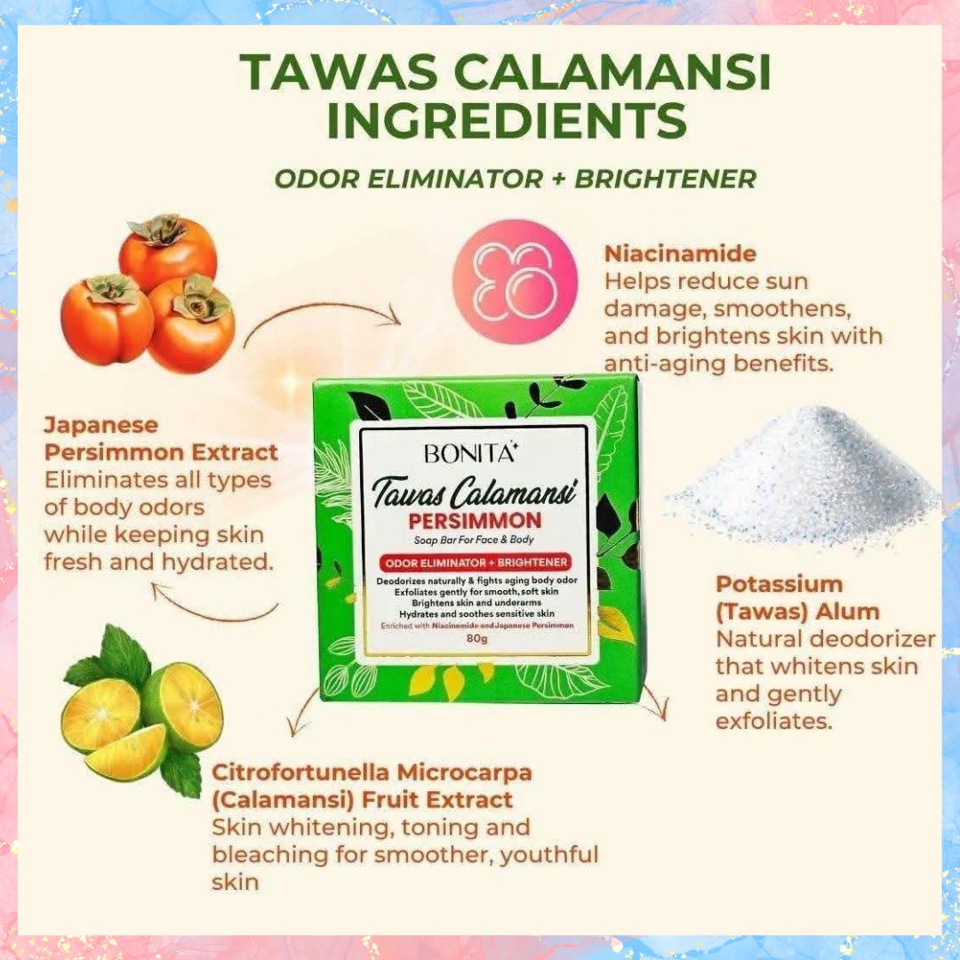 Bonita Tawas Calamansi Soap | 80g