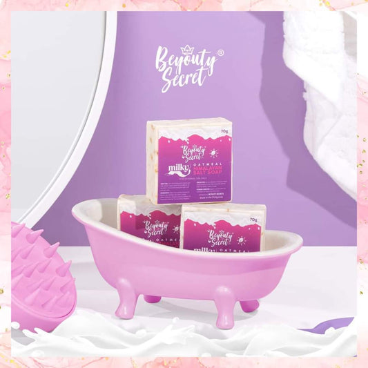 (3pcs) Beyouty Secret Milky Oatmeal Himalayan Soap | 70G each
